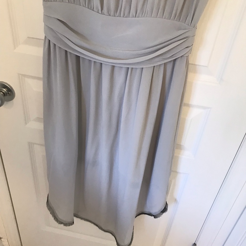 House Of Harlow 1960 Grey Roman Chiffon Dress NWT - Picture 5 of 7